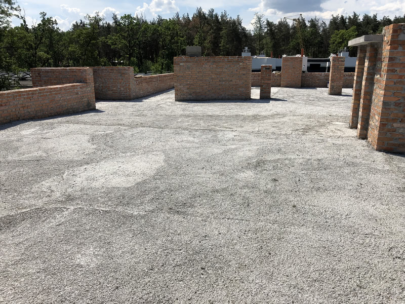 Монолитная теплоизоляция кровель