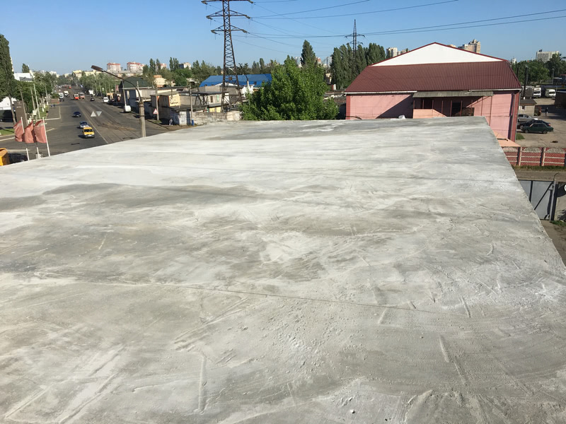 Монолитная теплоизоляция кровель