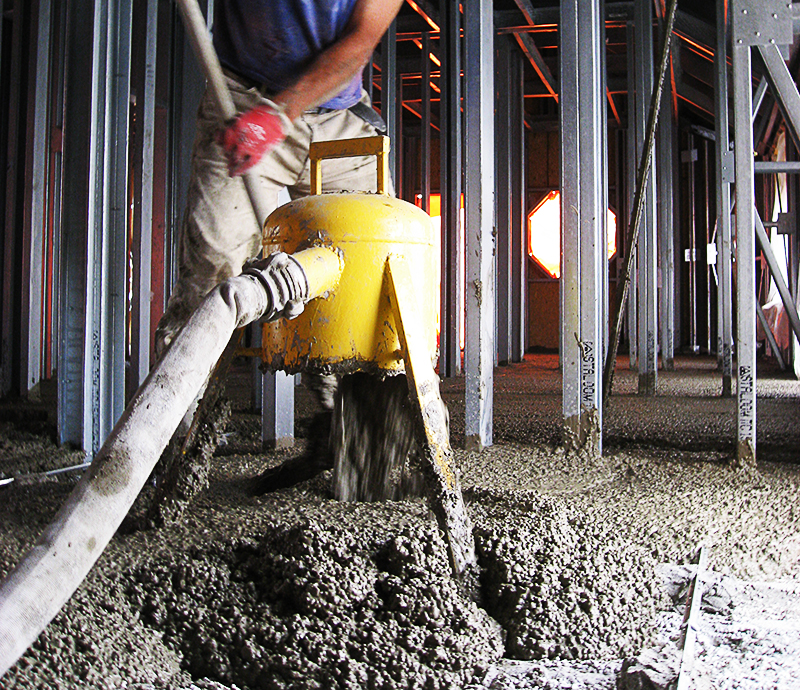 теплоизоляция пола пенобетоном