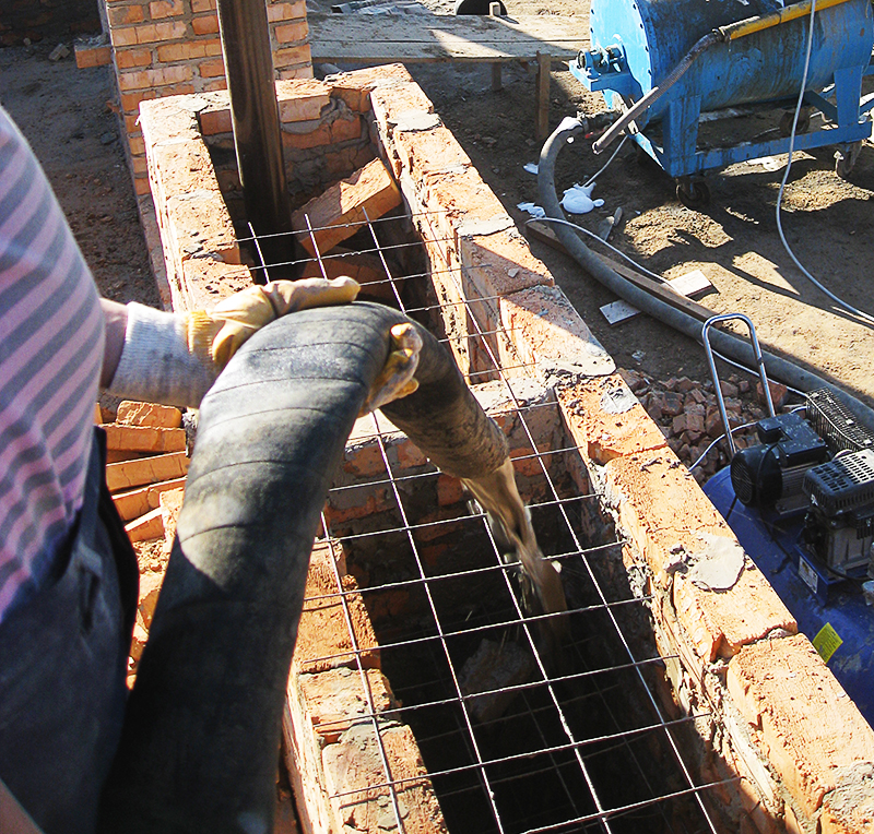 устройство стен из монолитного пенобетона